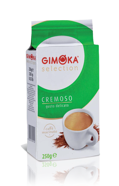 輸入コーヒー　gimoka cremoso 250 g di caffè macinato　コーヒー豆