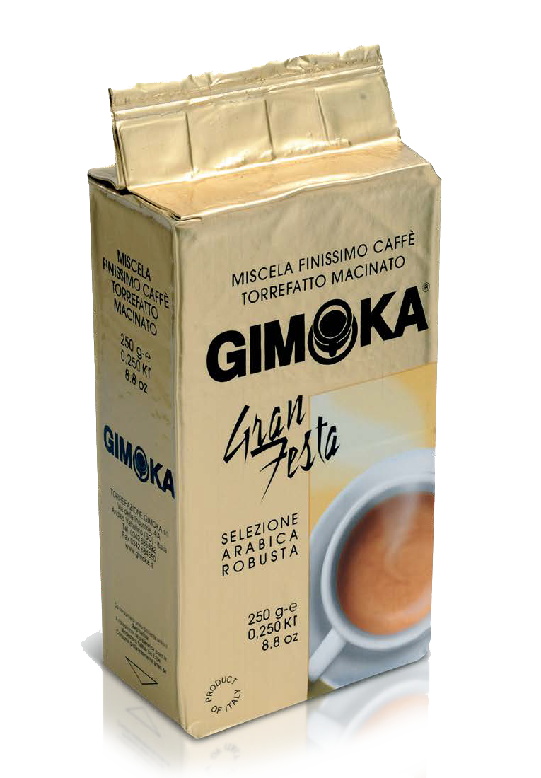 輸入コーヒー　gimoka Grande festa　250 g di caffè macinato　コーヒー豆