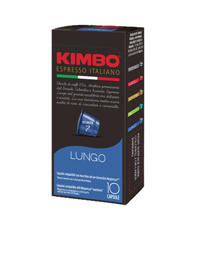kimbo Lungo 100% Arabica Capsules - Nespresso® Compatible ネスプレッソ カプセル