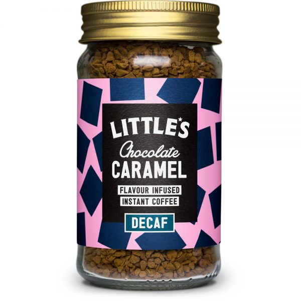 海外のコーヒー イギリス　littles　Chocolate Caramel Flavour Infused Instant Coffee